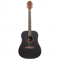 Violão Benson Dread Aço GD100E BKS Black