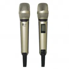 Microfone Duplo Sem Fio MJ Áudio K-9000