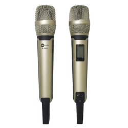 Microfone Duplo Sem Fio MJ Áudio K-9000