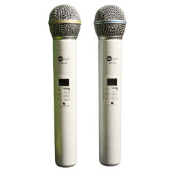 Kit Microfone Duplo Sem Fio MJ Áudio KU-52