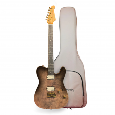 Guitarra Benson Telecaster Hardy T MD MCH/WP GOLD   Bag