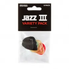 Kit com 6 Palhetas Dunlop Jazz III PVP103 Kit com 6 Palhetas Dunlop Jazz III PVP103