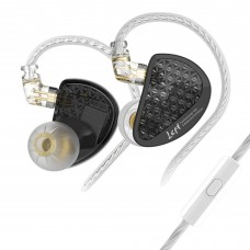 Fone de Ouvido KZ AS16 PRO High-IMP Edition Black com Mic