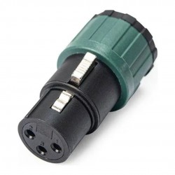 Conector XLR Fêmea Low Profile - SASLP3F PR