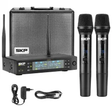 Microfone Sem Fio Duplo SKP CLARITY II Microfone Sem Fio Duplo SKP CLARITY II