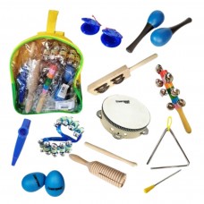Kit Infantil De Percussão Com 10 Peças Custom Kids CKPK-10 Kit Infantil De Percussão Com 10 Peças Custom Kids CKPK-10