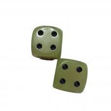 Par de Dados para Bateria Verde Liverpool Par de Dados para Bateria Verde Liverpool