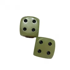 Par de Dados para Bateria Verde Liverpool