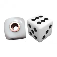 Par de Dados para Bateria Branco Liverpool