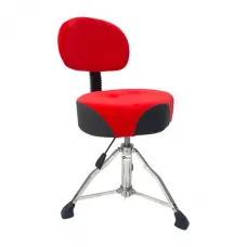 Banco de Bateria com Encosto 23.5 Vermelho Spanking