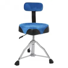 Banco de Bateria com Encosto 23.5 Azul Spanking