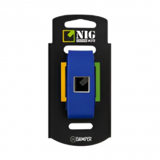 Abafador de Cordas Médio Couro Azul NIG NDM-AZ Abafador de Cordas Médio Couro Azul NIG NDM-AZ