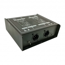 Direct Box Passivo Stereo Custom Sound CSDI 02