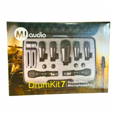 Kit de Microfones para Bateria 7 Peças MJ audio PGA7 Kit de Microfones para Bateria 7 Peças MJ audio PGA7