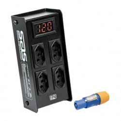 Regua com Filtro de Proteção DPS com 4 Tomadas  FP4 Preto SAS