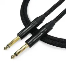 Cabo Guitarra 1,20MM Nylon Plug P10BR Bass 30FT/4.57M - Preto