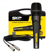 Microfone com Fio SKP Pro 92 XLR Preto