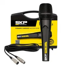 Microfone com Fio SKP Pro 92 XLR Preto Microfone com Fio SKP Pro 92 XLR Preto