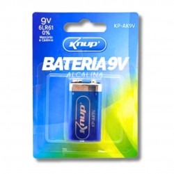 Bateria Alcalina 9v - KNUP - KP-AK9V