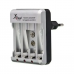 Kit Carregador 4 Pilhas AA ou AAA Knup KP-511AA