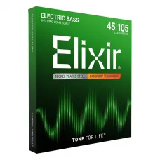 Encordoamento Elixir Para Baixo 4 Cordas 045-105 Nanoweb - 14077