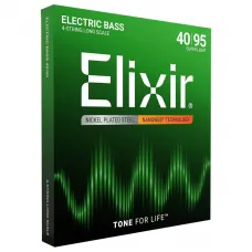 Encordoamento Elixir Para Baixo 4 Cordas 40-95 Nanoweb - 14002