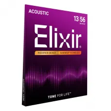 Encordoamento Elixir Violão 13-56 Nanoweb Phosphor Bronze - 16102