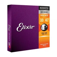 Encordoamento Elixir 12 Cordas Violão 10-47 Nanoweb Bronze 80/20 - 11152 Encordoamento Elixir 12 Cordas Violão 10-47 Nanoweb Bronze 80/20 - 11152