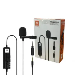 Microfone de Lapela com Fone de Ouvido - JBL CSLM20B