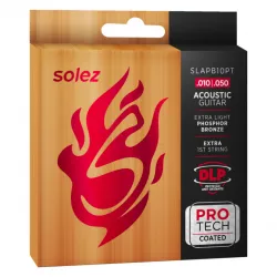 Encordoamento Solez Protech para Violão 0.10 SLAPB10 PT
