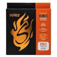 Encordoamento Solez Protech para Guitarra 0.10 SLG10 PT